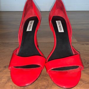 Red Steve Madden Heels